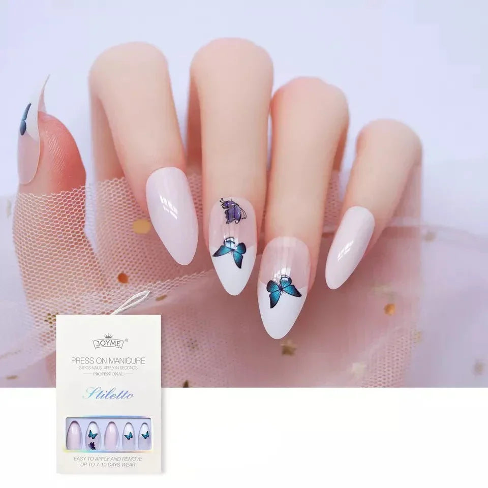 Lösnagel/ Almond False Nails 24Pcs
