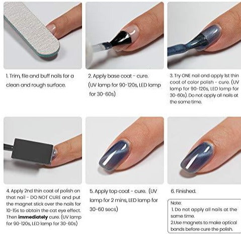 Magnet Verktyg 3D Kattöga / Magnet Stick Tools for cat eye gel polish