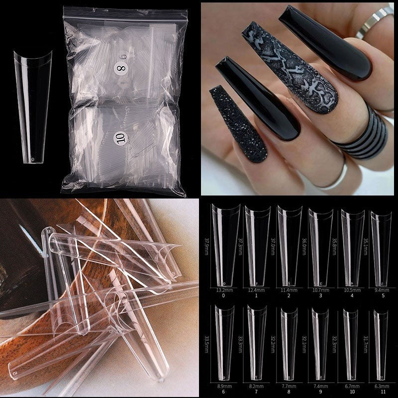 Coffin Nageltippar XXL 500 pack / Lösnaglar
