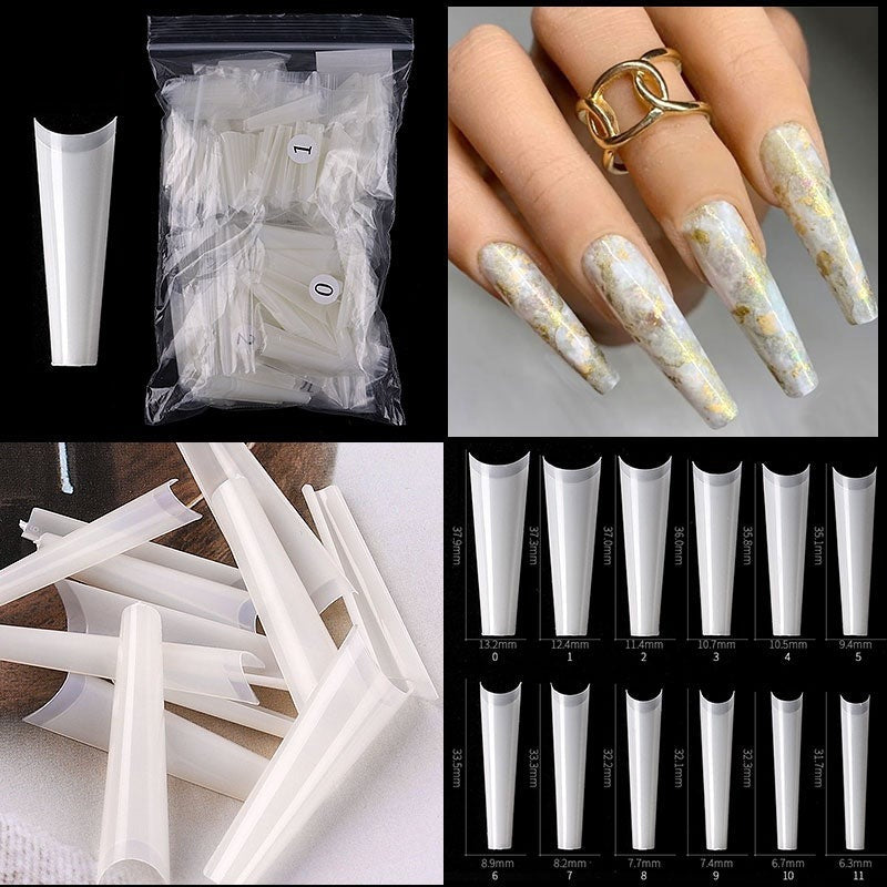 Coffin Nageltippar XXL 500 pack / Lösnaglar