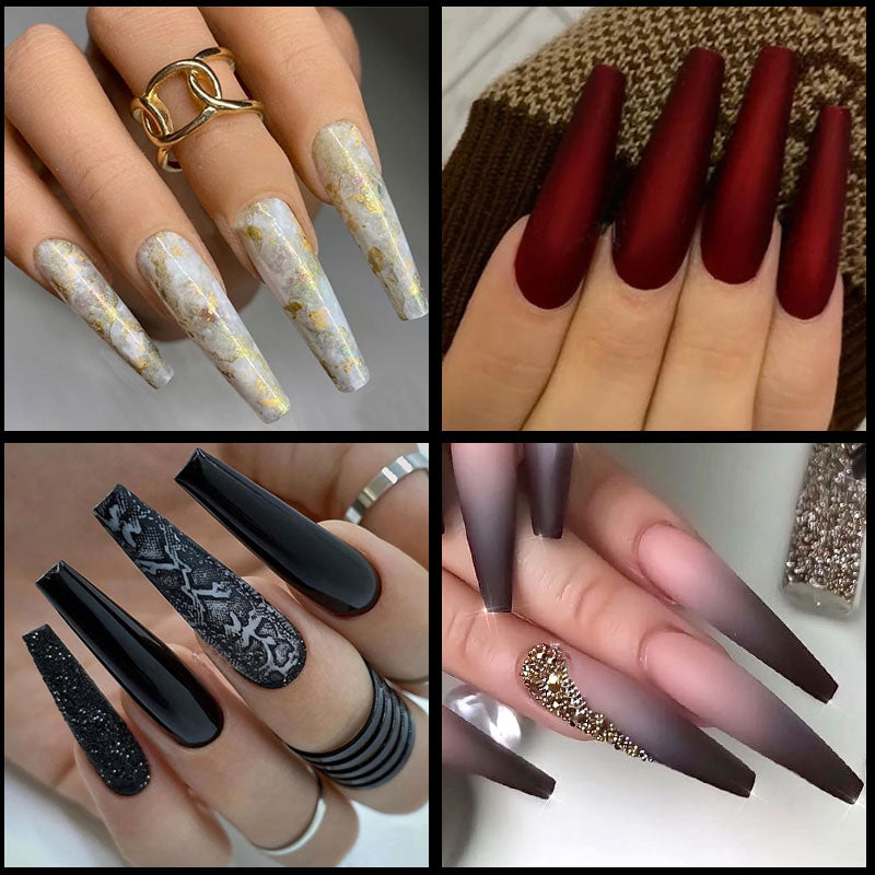 Coffin Nageltippar XXL 500 pack / Lösnaglar