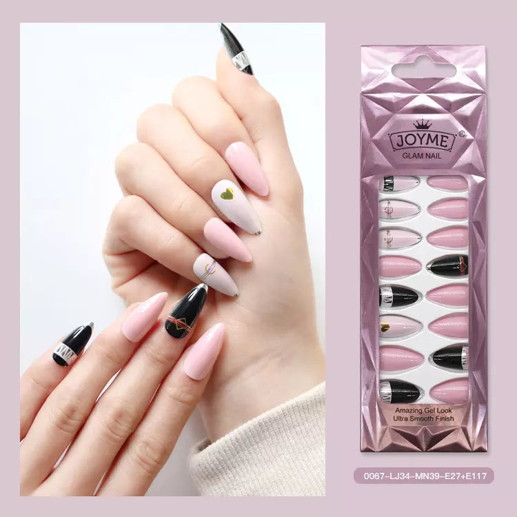 Lösnagel/ Almond False Nails 24Pcs