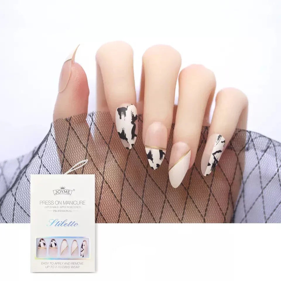 Lösnagel/ Almond False Nails 24Pcs