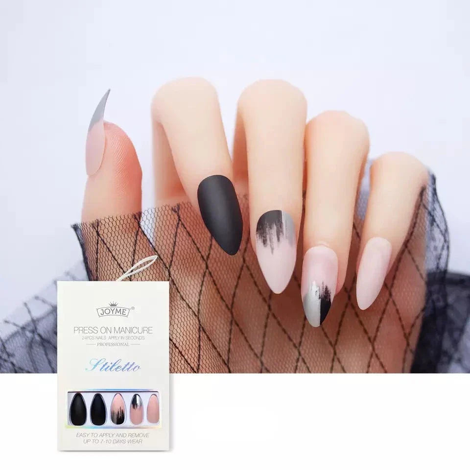 Lösnagel/ Almond False Nails 24Pcs