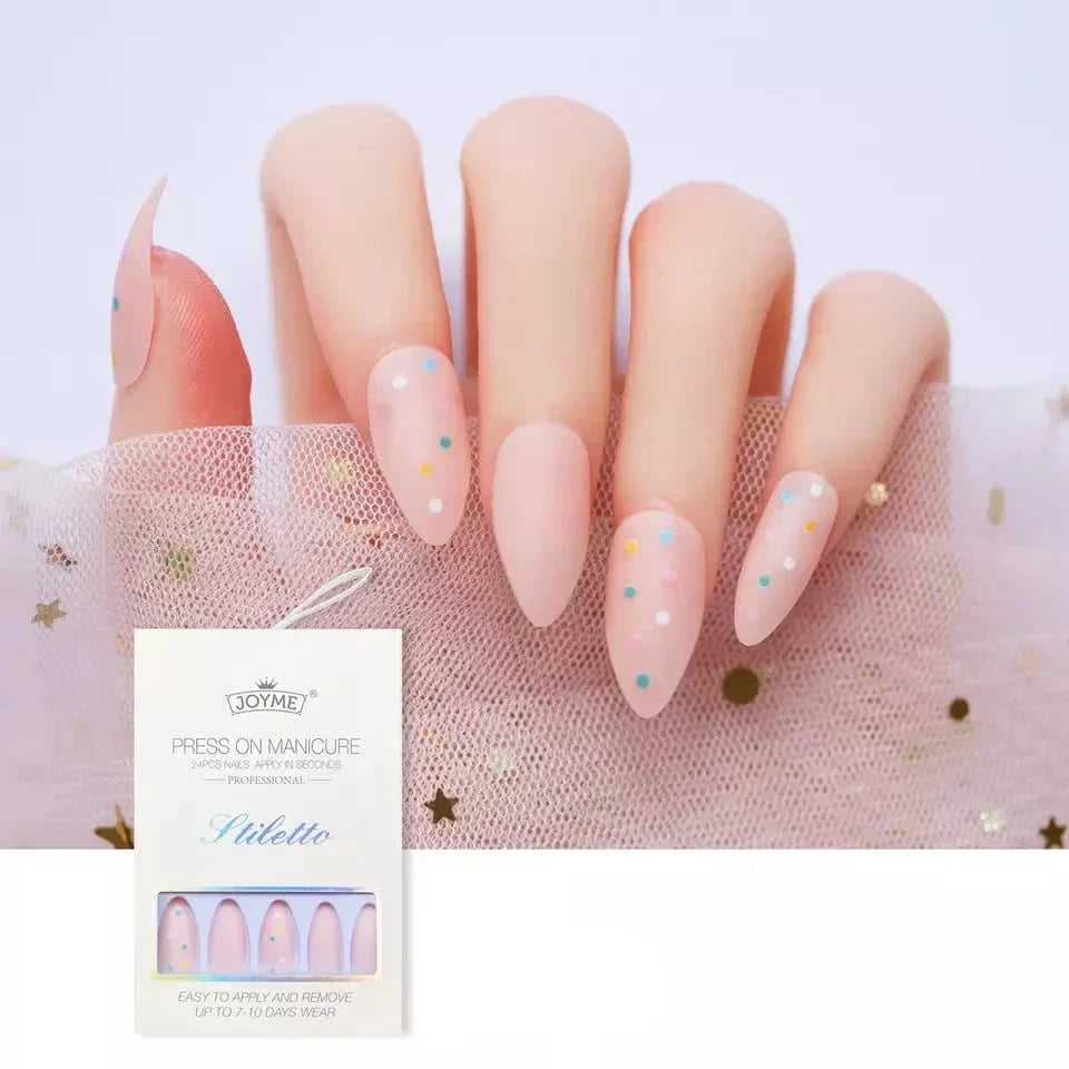 Lösnagel/ Almond False Nails 24Pcs