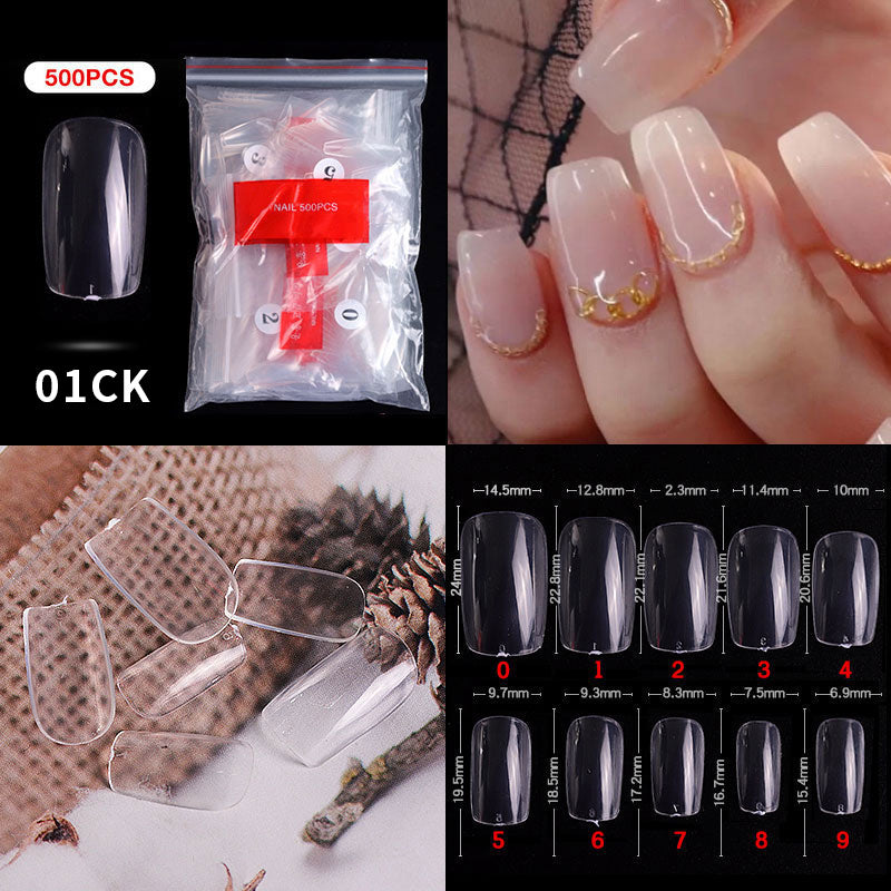 Lösnaglar Heltäckande Full Cover Oval / 500 pack