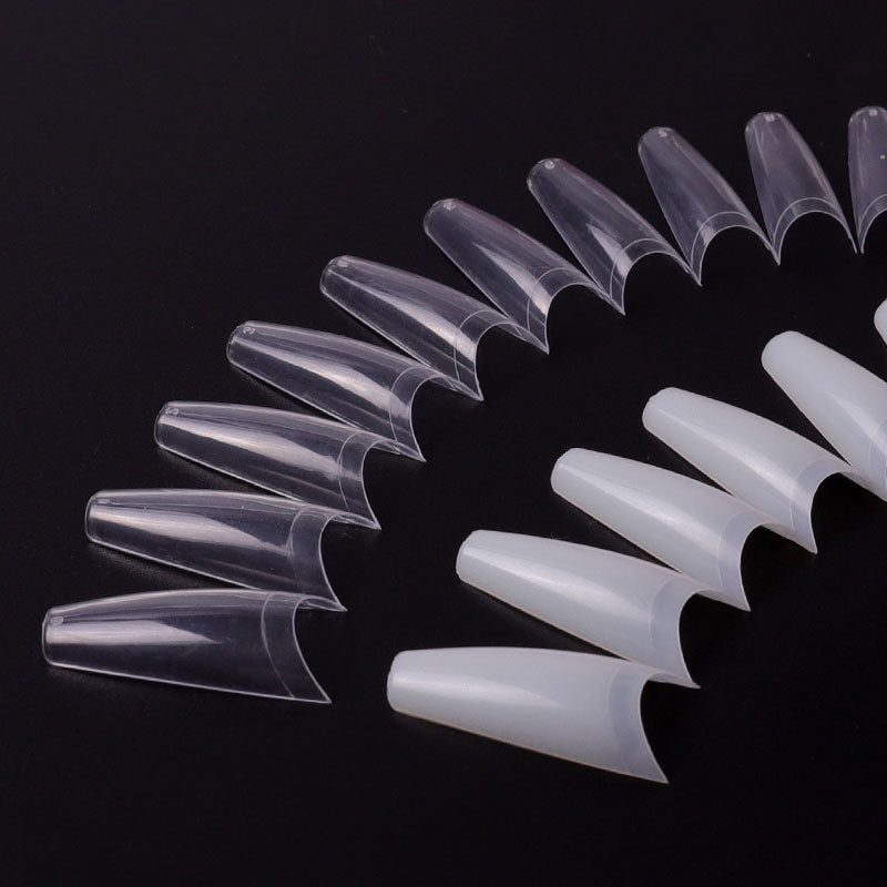 Nageltippar 500 pack / Lösnaglar Halvtäckande / Falska kistnaglar