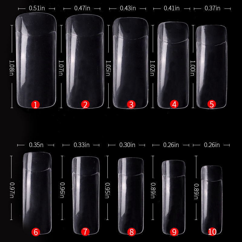 Nageltippar 500 pack / Lösnaglar