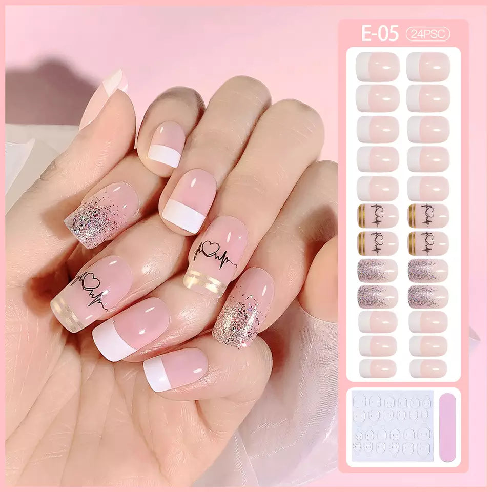 Short Square / False Nails 24Pcs