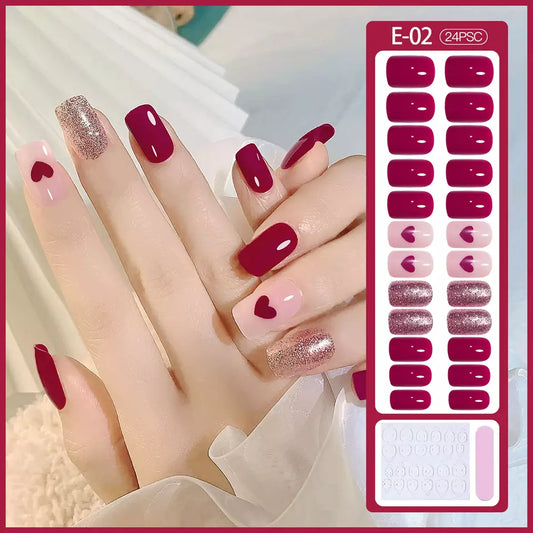 Short Square / False Nails 24Pcs