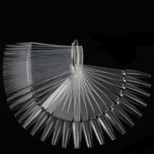 Visningstippar / Ballet Fan-Shaped Nail Tips Display