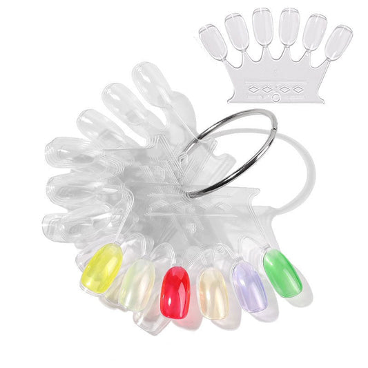 Visningstippar / Crown Shape False Nail Tips Display